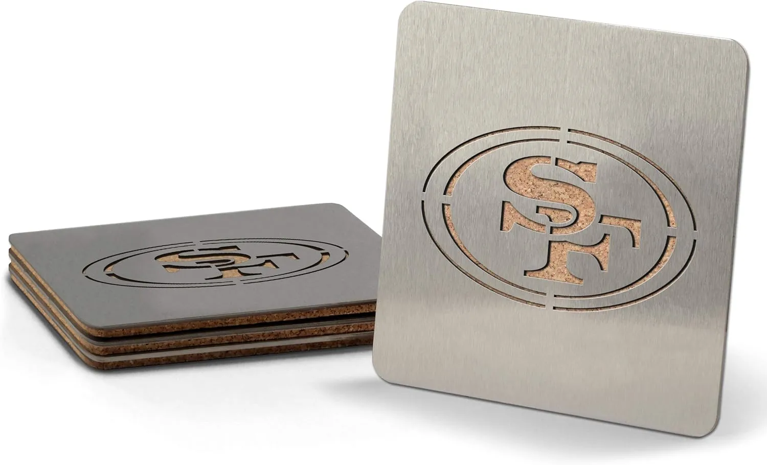 YouTheFan NFL San Francisco 49ers Boasters, One Size, Stainless Steel