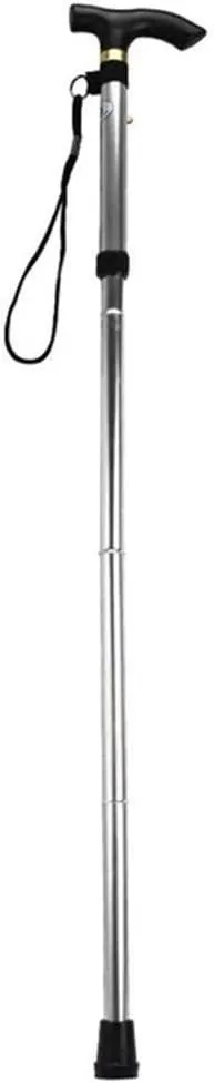 ZAPION Walking Stick Trekking Poles Walking Stick, Aluminum Alloy Metal Folding Cane Walking Stick Trekking Poles Hiking Trekking Poles Crutches Pole for Elderly People