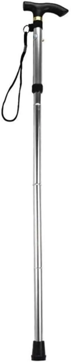 ZAPION Walking Stick Trekking Poles Walking Stick, Aluminum Alloy Metal Folding Cane Walking Stick Trekking Poles Hiking Trekking Poles Crutches Pole for Elderly People
