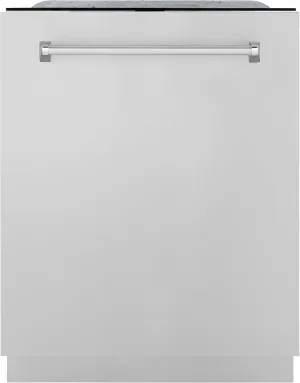 ZLINE 24" Monument Series 3rd Rack Top Touch Control Dishwasher in Stainless Steel with Stainless Steel Tub (DWMT-304-24)