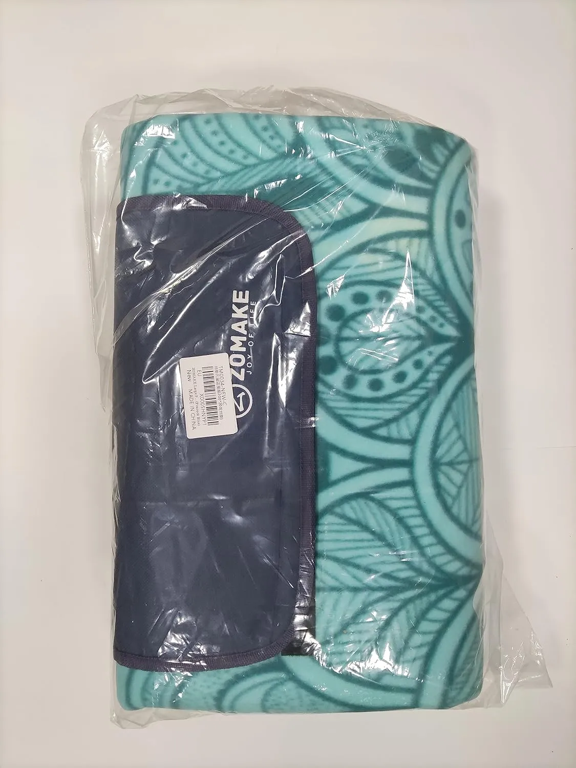 ZOMAKE Picnic Blanket - Waterproof, Foldable, Sandproof - 79"x79" Concert, Beach, Yard, Outdoor Grass Blanket - Large (Peacock Blue)